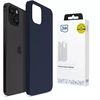 Coque 3MK PROTECTION Hardy Mellow pour Apple iPhone 15 Plus, bleu foncé