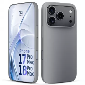 Coque 3MK PROTECTION Hardy Mellow pour Apple iPhone 17 Pro Max, grise
