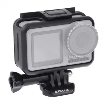 Étui de protection à monture cadre PULUZ pour DJI Osmo Action - Noir (PU338B)