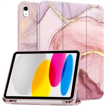 Tech-Protect SC Pen Étui pour iPad 10.9 (10e gén., 2022) / iPad 11 (2025), Marbre