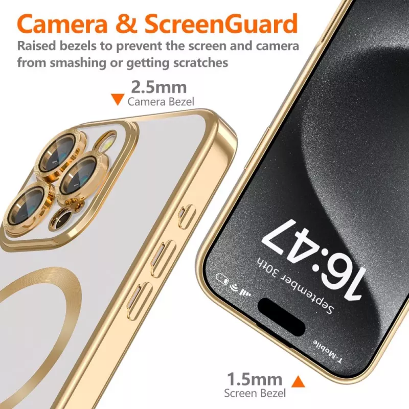 Tech-Protect MagFlex pour iPhone 16 Pro Or