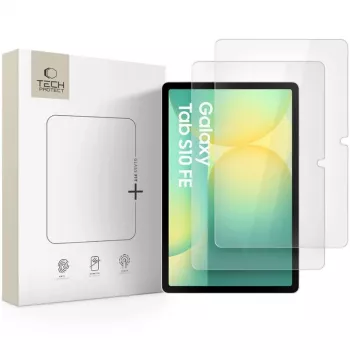 Protection d'écran en verre trempé Glass Fit+ Tech-Protect pour Samsung Galaxy Tab S7/S8/S9 11.0 / S9 FE/S10 FE 10.9 - transparente (lot de 2)