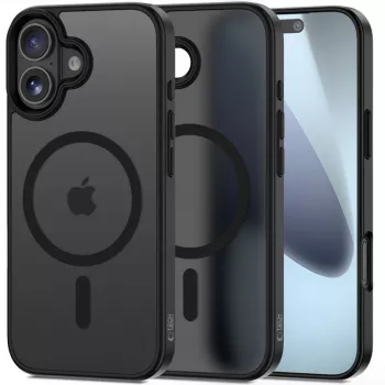 Coque arrière Tech-Protect Magmat MagSafe pour iPhone 17 noir mat