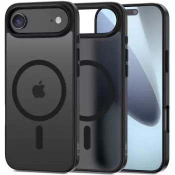 Coque arrière Tech-Protect Magmat MagSafe pour iPhone 17 Air noir mat