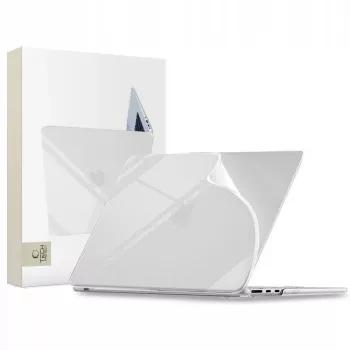 Coque TECH-PROTECT Smartshell pour MacBook Air 13 M2-M5 2023-2026, transparent cristal