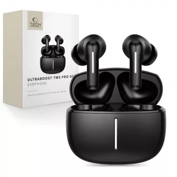 Écouteurs sans fil TECH-PROTECT ULTRABOOST TWS Earphone Pro G3 noirs
