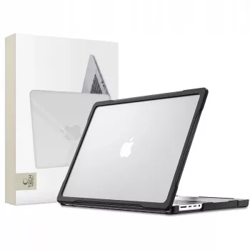 Coque rigide TECH-PROTECT Velar pour MacBook Pro 14 pouces M1-M5 Pro/M5 Pro Max 2021-2026, noir/transparent mat