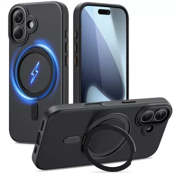 TECH-PROTECT MAGRING support d’anneau et support MagSafe pour iPhone 17 - noir
