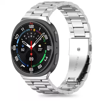 Bracelet en acier inoxydable Tech-Protect pour Samsung Galaxy Watch 8 / Classic (40/44/46 mm) argent