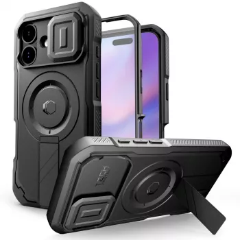 Coque TECH-PROTECT KEVLAR MAGSAFE IPHONE 17 noire