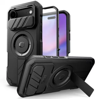 Coque Tech-Protect Kevlar MagSafe pour Apple iPhone Air noire