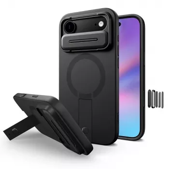 Coque Tech-Protect Kevlar Aura MagSafe pour Apple iPhone Air noire