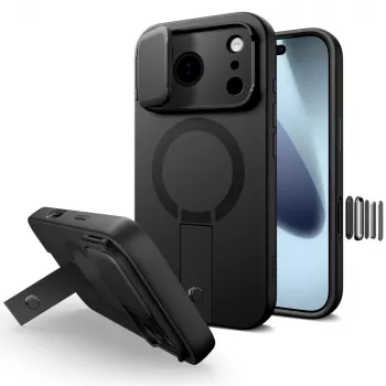 Coque TECH-PROTECT KEVLAR AURA MAGSAFE IPHONE 17 PRO noire