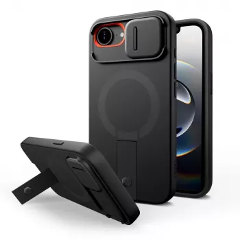 Coque TECH-PROTECT KEVLAR AURA MAGSAFE IPHONE 16E / 17E noire