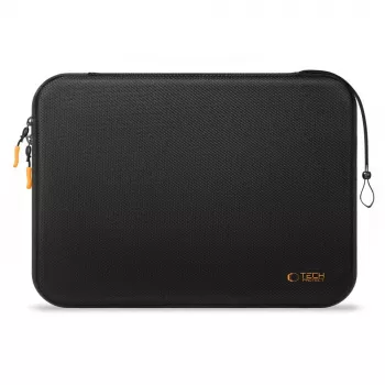 Housse rigide TECH-PROTECT Hard Pouch pour ordinateur portable 13-14 pouces, noir/orange