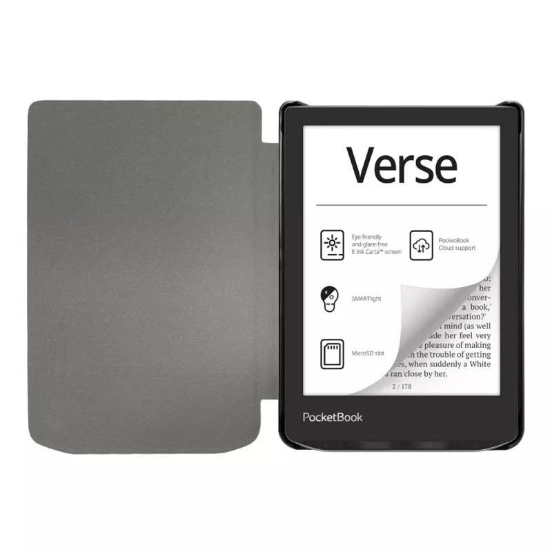 Étui TECH-PROTECT SMARTCASE POCKETBOOK VERSE / PRO / LITE noir