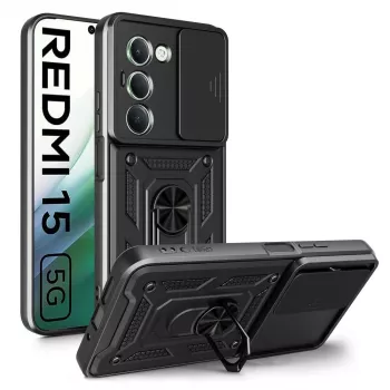 Coque Tech-Protect Camshield Pro pour Xiaomi Redmi 15 4G / 5G noire