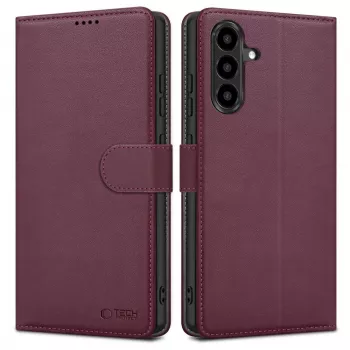 Étui portefeuille Tech-Protect Wallet pour Samsung Galaxy A17 4G / 5G mûre