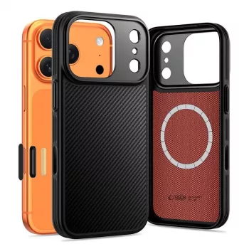 TECH-PROTECT KEVLAR ARAMID CC MAGSAFE IPHONE 17 PRO MAX noir