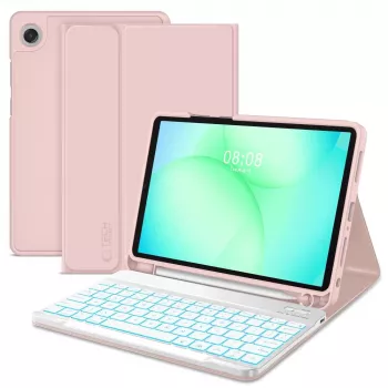 Étui à stylet et clavier TECH-PROTECT SC PEN + KEYBOARD GALAXY TAB A9+ / A11+ PLUS 11.0 X210 / X215 / X216 / X230 / X235 / X236 ROSE