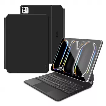 Étui avec clavier magnétique Tech-Protect SC pour iPad Pro 13 pouces 7/8 2024-2025, noir
