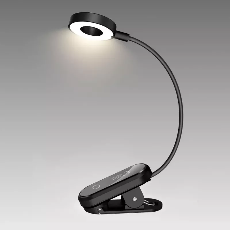 Lampe de lecture à clip TECH-PROTECT LL100 noire