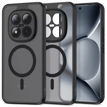 Coque magnétique TECH-PROTECT Magmat MagSafe pour Xiaomi Poco M8 Pro / Redmi Note 15 Pro+ Plus 5G, noir mat