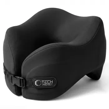 TECH-PROTECT COMFORTREST Coussin cervical de voyage noir