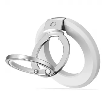 TECH-PROTECT MMR500 Bague magnétique MagSafe pour téléphone Blanc