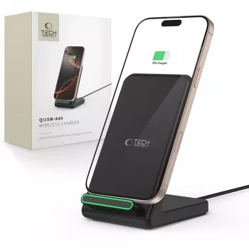 TECH-PROTECT QI15W-A40 Chargeur sans fil Noir