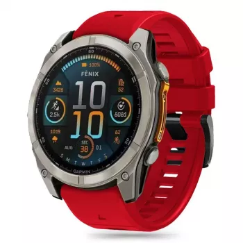 TECH-PROTECT SILICONE LINE GARMIN FENIX 5X / 5X PLUS / 6X / 6X PRO / 7X / 8 (51 MM) ROUGE