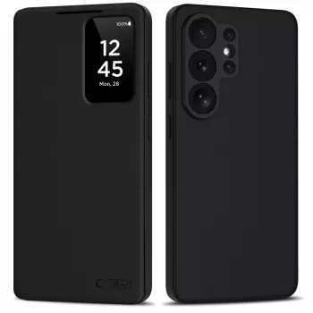 Étui portefeuille TECH-PROTECT Smart Wallet pour Galaxy S26 Ultra noir mat