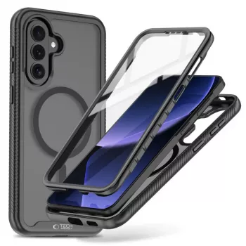 Coque MagSafe Defense Tech-Protect pour Samsung Galaxy A57 5G, noir mat