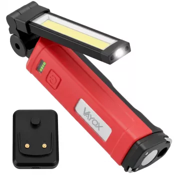 Lampe d'atelier VAYOX VA0456 avec station de charge