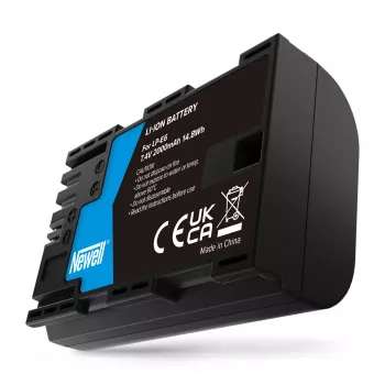 Batterie de remplacement Newell pour Canon LP-E6, 2000mAh, 7,4V Li-ion