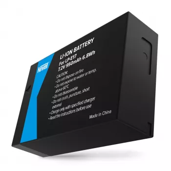 Batterie de remplacement Newell pour Canon LP-E17, 1040mAh, 7,2V Li-ion