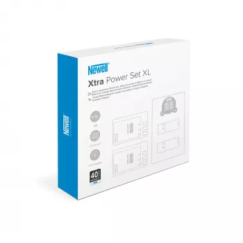 Newell DL-USB-C Dual-Channel USB-C Charger with 2 EN-EL14 Batteries for Nikon