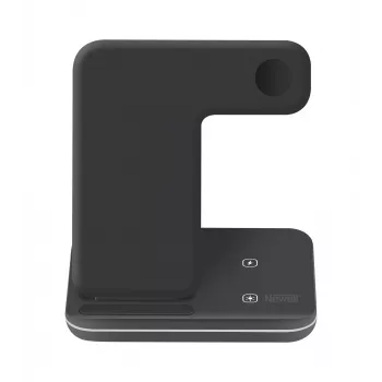 Station de charge sans fil Newell induOne N-GY-Z5A pour 3 appareils - Noir