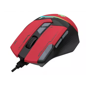 Souris gaming filaire Tracer GameZone Spectra RGB, 7200 DPI, rouge (TRAMYS47839)