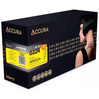 Cartouche de toner compatible ACCURA pour Konica Minolta TN-324Y (jaune, haute capacité)