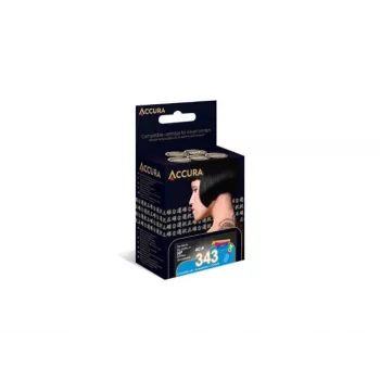 Cartouche d'encre compatible ACCURA HP 343 tricolore (C8766EE) - 12 ml, 330 pages
