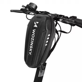 Sacoche de guidon étanche Wozinsky pour trottinette 3L noire (WSB4BK)