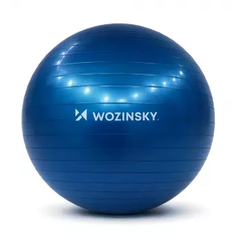 Ballon de gymnastique Wozinsky WGB65BL 65 cm - bleu
