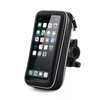 Support de téléphone universel pour guidon Wozinsky pour vélo, moto, trottinette électrique - noir (WBHBK7)