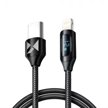 Câble Wozinsky WUCLC1 Lightning vers USB-C 36W 480Mb/s 1 m noir
