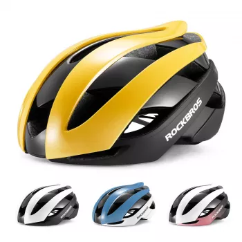 Casque de vélo ROCKBROS 10110004006 taille M - jaune-noir