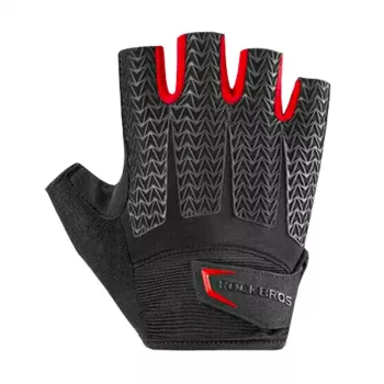ROCKBROS gants de cyclisme S169BR XXL avec rembourrage gel - noir/rouge