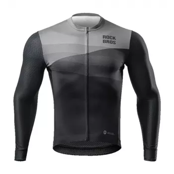 Maillot de cyclisme ROCKBROS manches longues printemps/été XXL noir