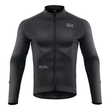 Veste de cyclisme ROCKBROS automne/hiver manches longues L - noir
