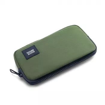 Sacoche de cadre de vélo ROCKBROS 0,15 L vert foncé, sacoche de tube supérieur pour téléphone, clés et portefeuille